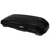 Coffre de toit 550 Litre Modula Falcon noir brillant