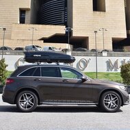 Farad Coffre de toit Koral Noir Mat N21 630 Litre