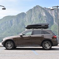 Farad Coffre de toit Koral Noir Brillant N20 480 Litre