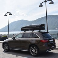 Farad Coffre de toit Koral Noir Brillant N20 480 Litre