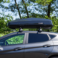 Coffre de toit 430 Litre Modula Ciao noir brillant