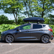 Coffre de toit 430 Litre Modula Ciao noir brillant