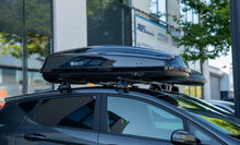 Coffre de toit 430 Litre Modula Ciao noir brillant