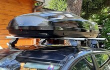 Coffre de toit 430 Litre Modula Ciao noir brillant