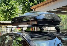 Coffre de toit 430 Litre Modula Ciao noir brillant