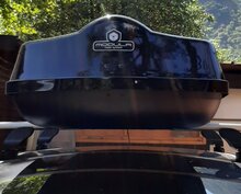Coffre de toit 430 Litre Modula Ciao noir brillant