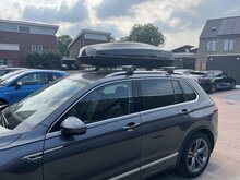 Coffre de toit 430 Litre Modula Ciao noir brillant