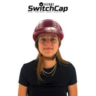 Vizorz SwitchCap casques de v&eacute;lo - Woolly cherry cap