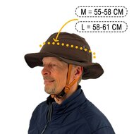 Vizorz SwitchCap casques de v&eacute;lo - Brown sunny classic