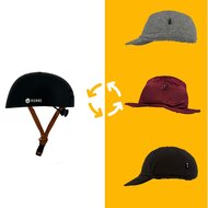 Vizorz SwitchCap casques de v&eacute;lo - Brown sunny classic