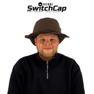 Vizorz SwitchCap casques de v&eacute;lo - Brown sunny classic