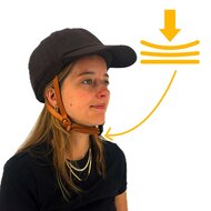 Vizorz SwitchCap casques de v&eacute;lo - Brown base cap