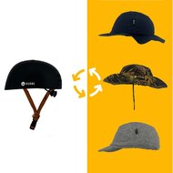 Vizorz SwitchCap casques de v&eacute;lo - Brown base cap