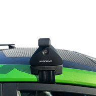 PerfectFit coffre de toit 440 Liter + Nordrive barres de toit Fiat 500L Living 07/2013 - 05/2017