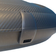 Artplast coffre de toit 400 litre + Perfectfit barres de toit Volvo V60 Cross Country 2015 - 2018