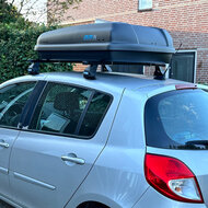 Coffre de toit PerfectFit 400 Litre + Barre de toit PerfectFit Skoda Superb break 2009 - 2015