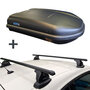 PerfectFit coffre de toit 400 liter + Nordrive barres de toit Fiat Ulysse - Met T-track MPV 01/1994 - 12/2010