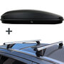 Farad coffre de toit N18 430 litre + PerfectFit barres de toit Fiat Tipo à partir de 2016