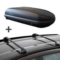 Coffre de toit PerfectFit 400 Liter + Barre de toit Audi A3 Sportback (8V) 5 portes 2013 - 2020 Coffre de toit PerfectFit 400 Liter + Barre de toit Audi A3 Sportback (8V) 5 portes 2013 - 2020