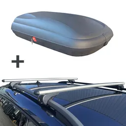 ArtPlast coffre de toit 320 litre + Nordrive barres de toit Audi A4 Allroad à partir de 06/2016