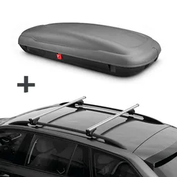ArtPlast coffre de toit 400 litre + Nordrive barres de toit Ford Explorer 06/2020 - 11/2023