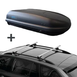 PerfectFit coffre de toit 400 litre + Nordrive barres de toit Ford Explorer 06/2020 - 11/2023