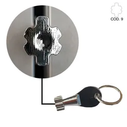 Farad - Clé de rechange pour coffre de toit - COD9