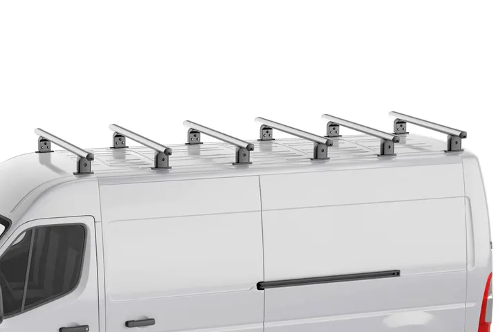 Barres de toit Mercedes Sprinter II (W906) - L1,L2,L3,L4 - H1,H2,H3 2006 - 2018 6er-Set en alunimiun