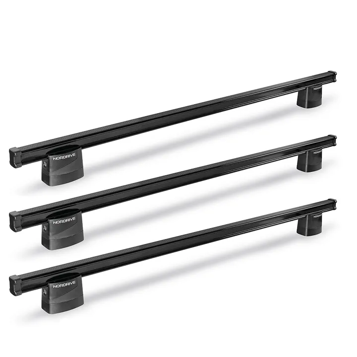 Nordrive Barres de toit Nissan Interstar 07/2002 - 12/2010 jeu de 3 en acier